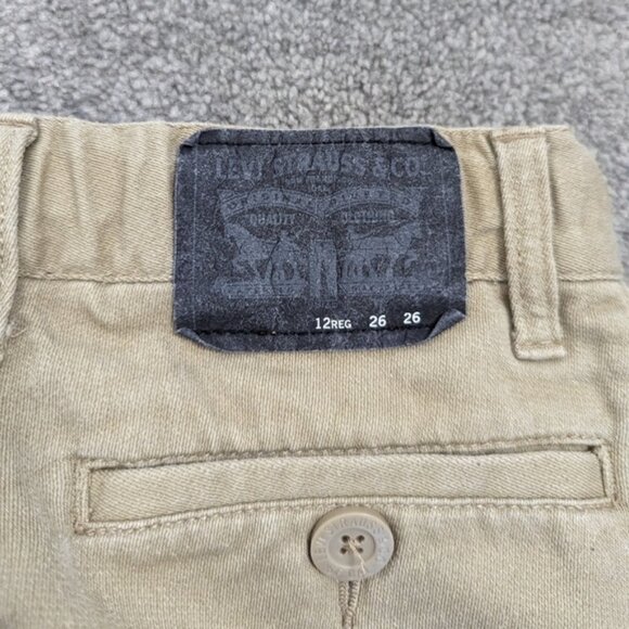 Levi's 511 Knit Trouser Boy's Size 12 Years Tan Cotton - Picture 4 of 5